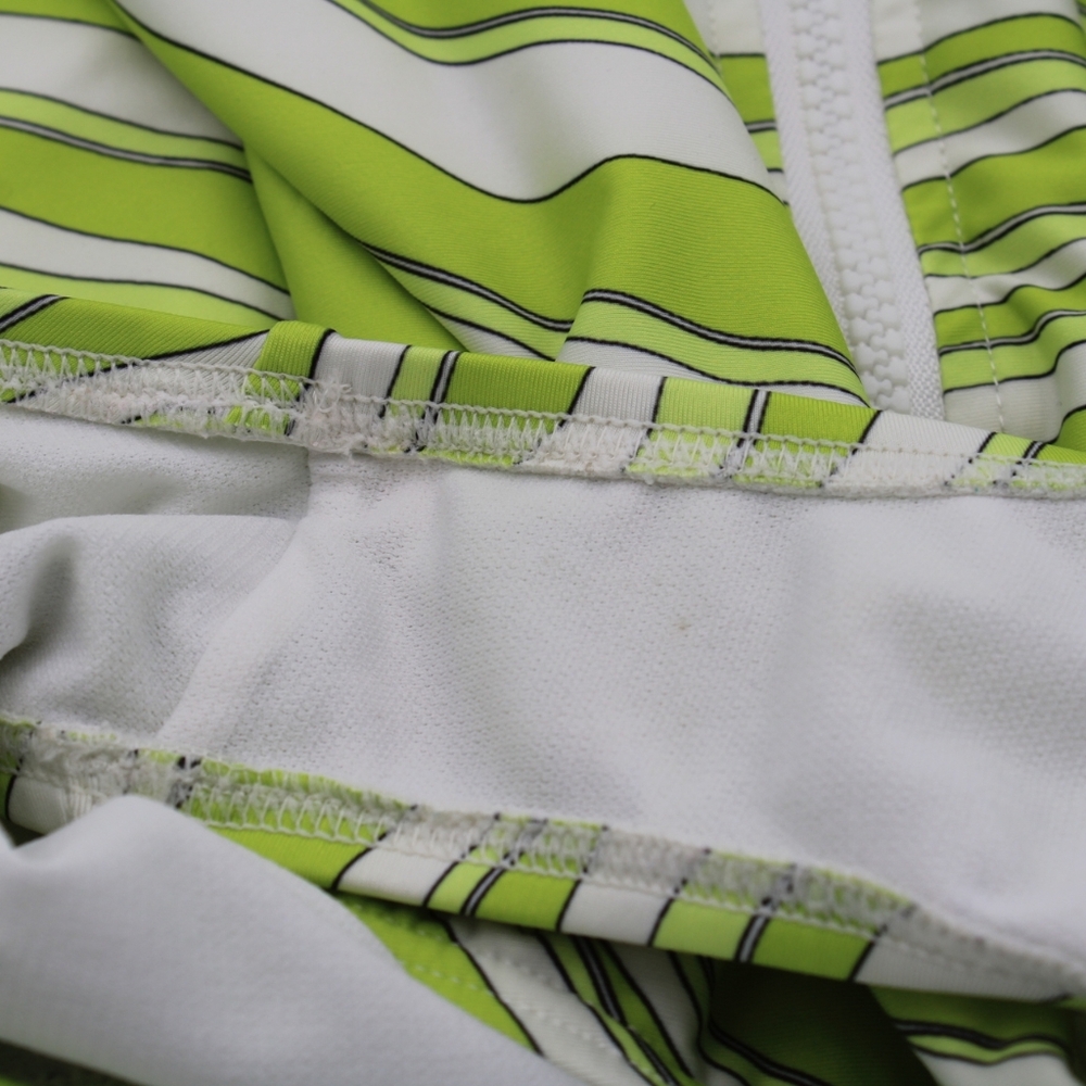 Michael Kors Women’s Size 6 Long Sleeve Swimsuit – Green/Yellow/White - Picture 5 of 5